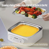 Rice Cookers & Steamers: Hoper Layer Multifunctional Three-layer Stainless Steel Steamer AU Modeal