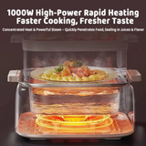 Rice Cookers & Steamers: Hoper Layer Multifunctional Three-layer Stainless Steel Steamer AU Modeal