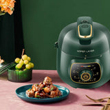 Rice Cookers & Steamers: Hoper Layer Mini Electric Pressure Cooker  HL-MP160 3-Cup Small Rice Cooker