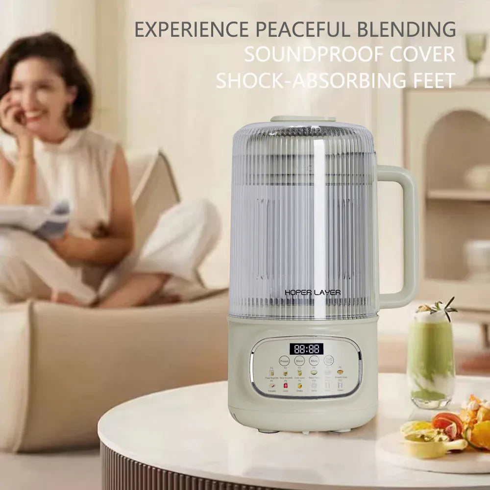 Hoper Layer 8in1 Quite Cooking Blender with Silent Shield 24H Preset Self-Cleaning AU Model