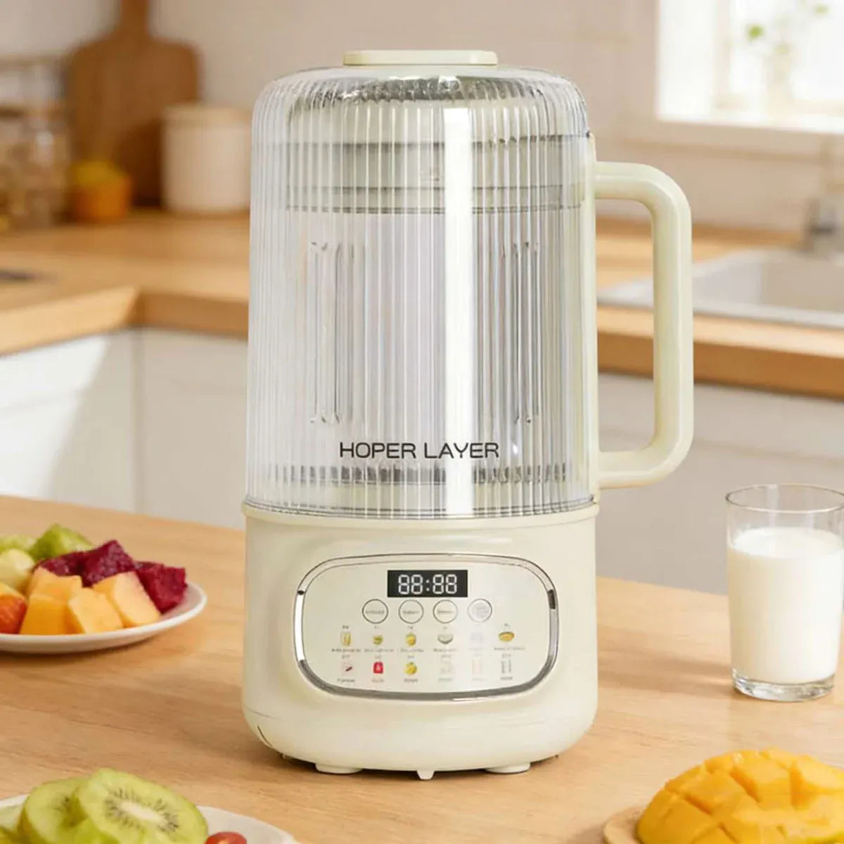 Hoper Layer 8in1 Quite Cooking Blender with Silent Shield 24H Preset Self-Cleaning AU Model