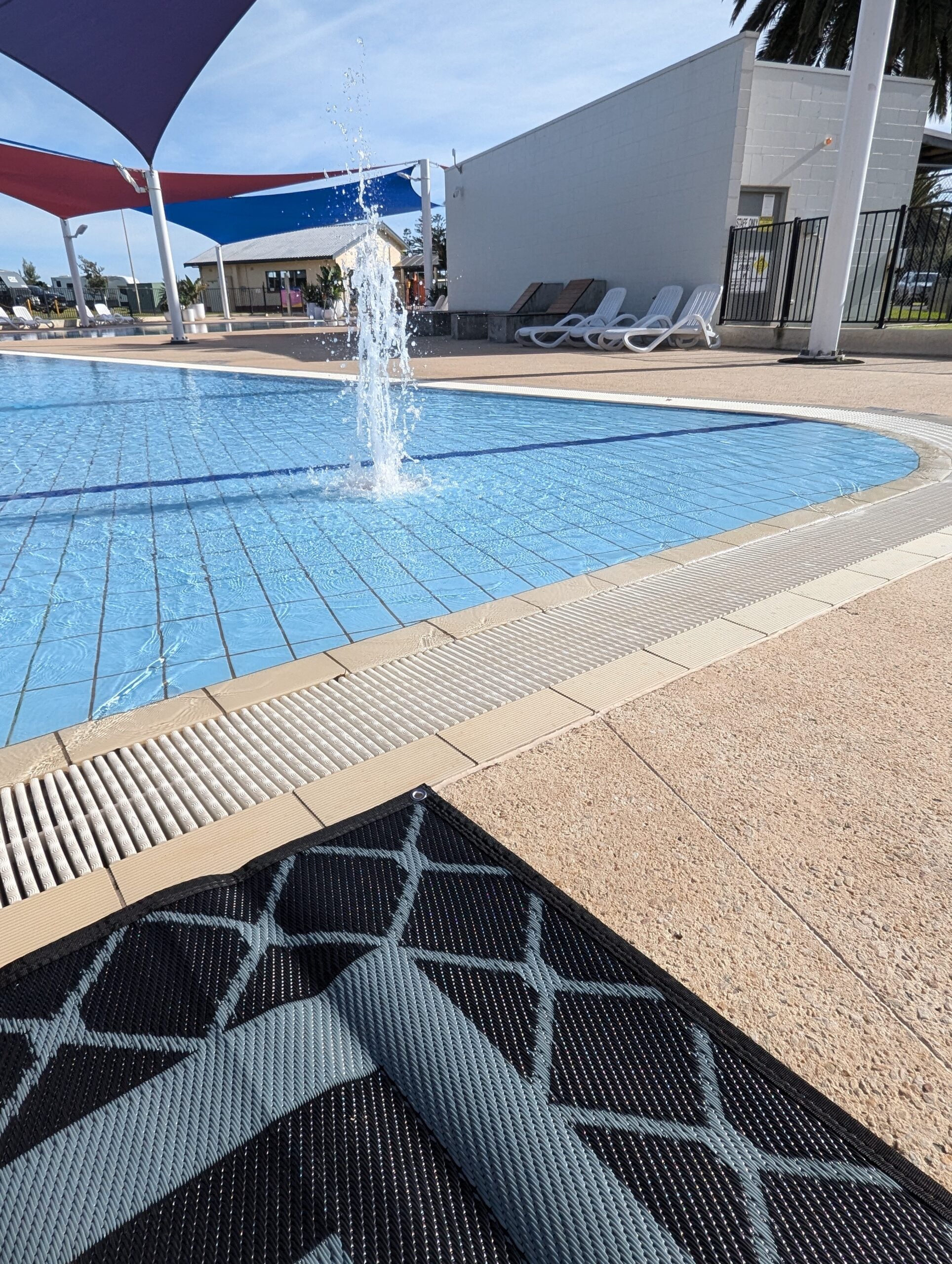 Caravan Accessories: Alfresco 1.8m x 1.8m Recycled Poly Camping Mat