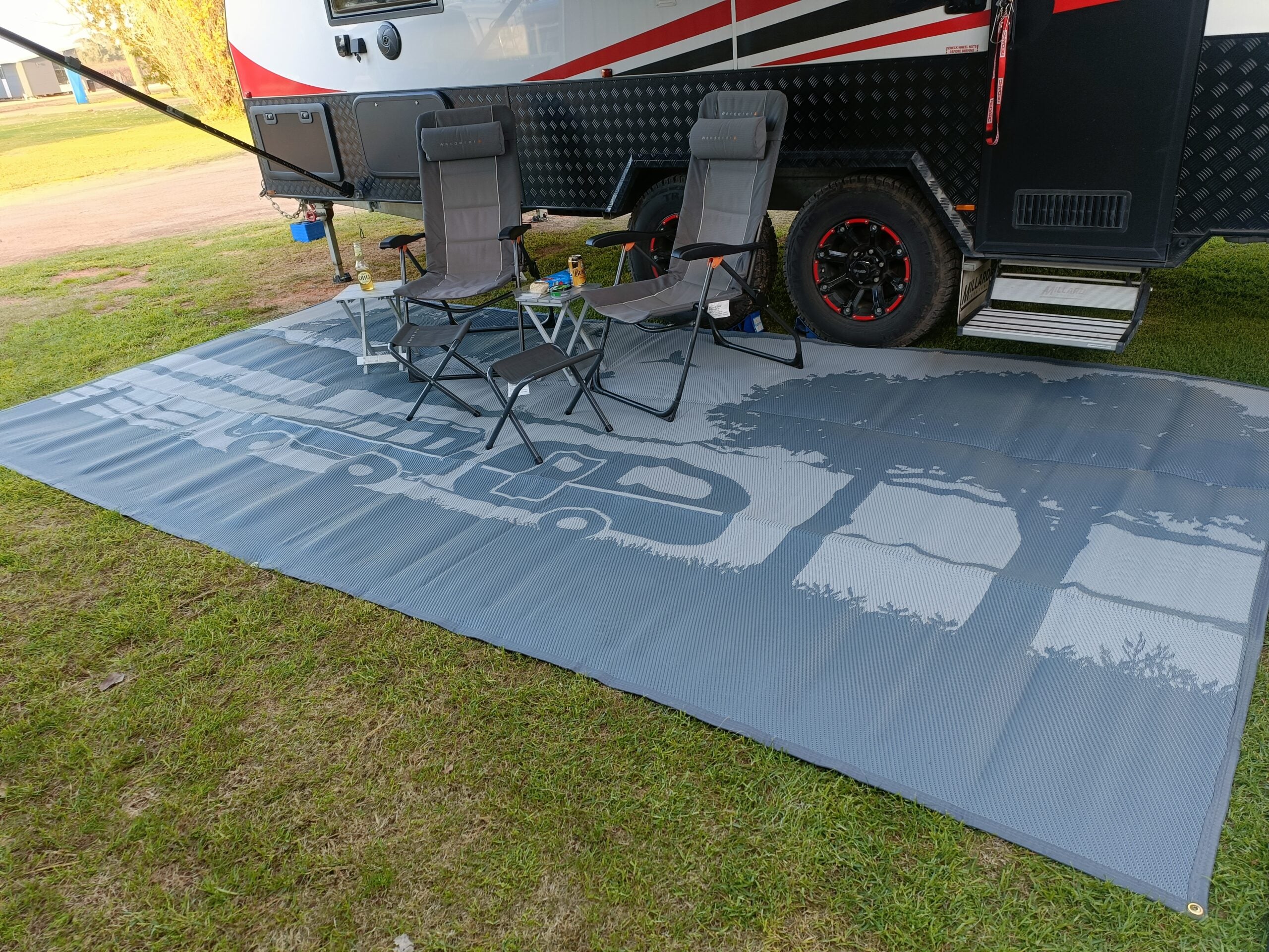 Caravan Accessories: Caravan Camping 6m x 2.4m recycled mat