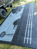 Caravan Accessories: Country Grey 5m x 2.4m recycled poly mat