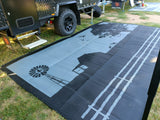 Caravan Accessories: Country Grey 5m x 2.4m recycled poly mat