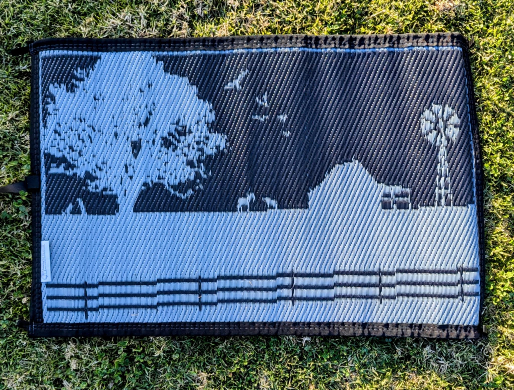 Caravan Accessories: Country Grey 5m x 2.4m recycled poly mat