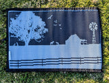 Caravan Accessories: Country Grey 5m x 2.4m recycled poly mat