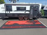 Caravan Accessories: Country Orange 5m x 2.4m recycled mat