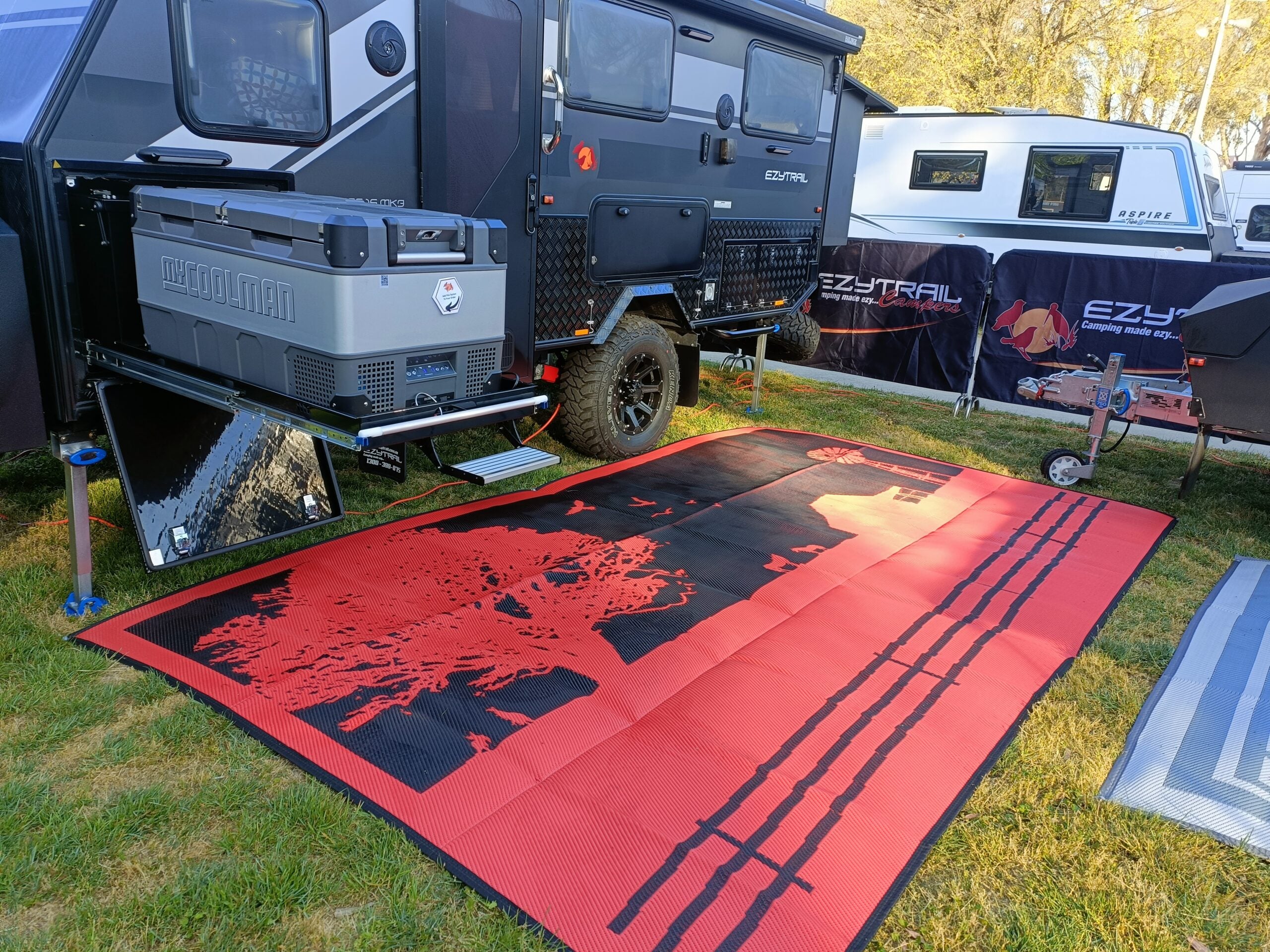 Caravan Accessories: Country Orange 5m x 2.4m recycled mat