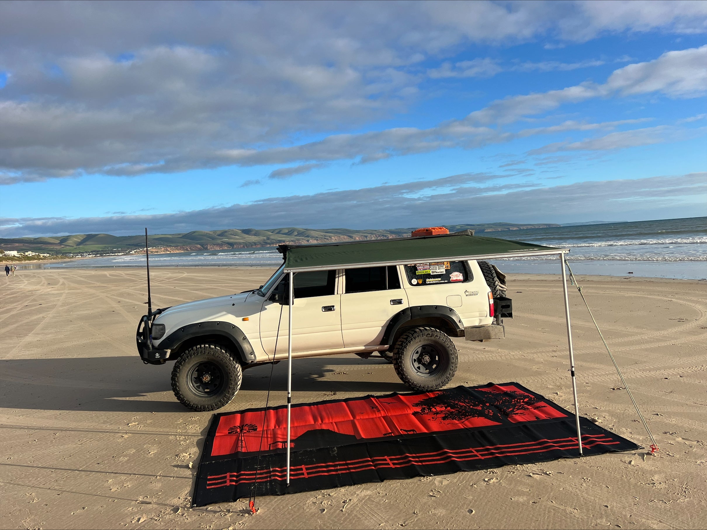 Caravan Accessories: Country Orange 6m x 2.4m recycled mat