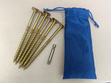 Caravan Accessories: Mat Screw Kit (6 pack with bit)