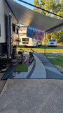 Caravan Accessories: Swish Grey 6m x 2.4m recycled poly mat
