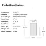 Oral Care: DR.BEI Portable Water Flosser GF3
