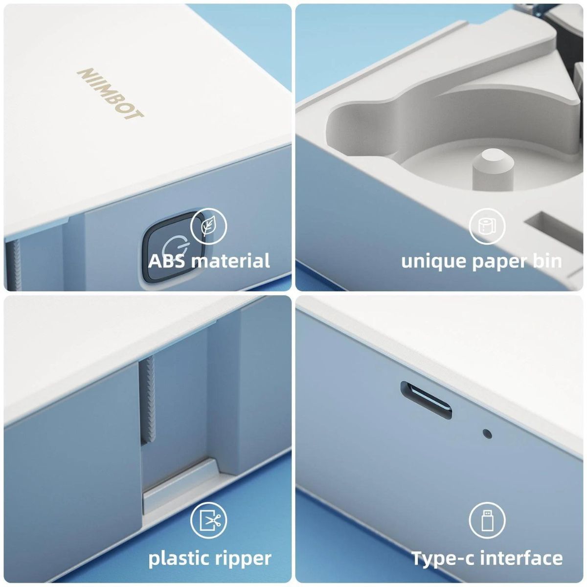 Label Makers: Niimbot B18 Portable Bluetooth Label Printer
