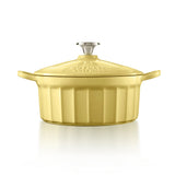 Skillets & Frying Pans: BUYDEEM CP521 Enameled Cast-Iron Dutch Oven