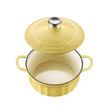 Skillets & Frying Pans: BUYDEEM CP521 Enameled Cast-Iron Dutch Oven