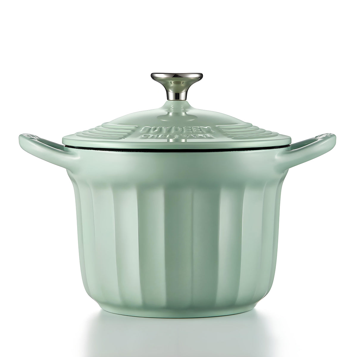 Skillets & Frying Pans: BUYDEEM 1.8L Enameled Cast Iron Dutch Oven CP541