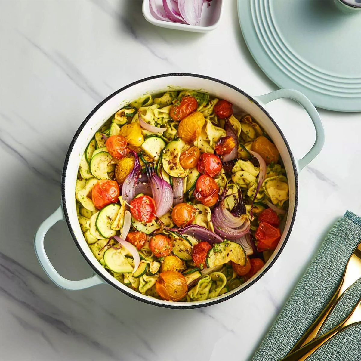Skillets & Frying Pans: BUYDEEM Enameled Cast-Iron Dutch Oven