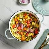 Skillets & Frying Pans: BUYDEEM Enameled Cast-Iron Dutch Oven