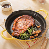 Skillets & Frying Pans: BUYDEEM CP553 Enameled Cast Iron Grill Pan