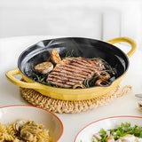 Skillets & Frying Pans: BUYDEEM CP553 Enameled Cast Iron Grill Pan