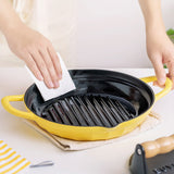 Skillets & Frying Pans: BUYDEEM CP553 Enameled Cast Iron Grill Pan