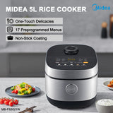 Rice Cookers & Steamers: Midea 5L Rice Cooker Non-Stick Multi-functionality 24-Hour Auto Keep Warm