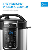 Rice Cookers & Steamers: Midea 5.7L 12 Programs Pressure Cooker
