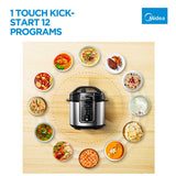 Rice Cookers & Steamers: Midea 5.7L 12 Programs Pressure Cooker