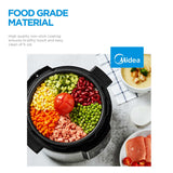 Rice Cookers & Steamers: Midea 5.7L 12 Programs Pressure Cooker