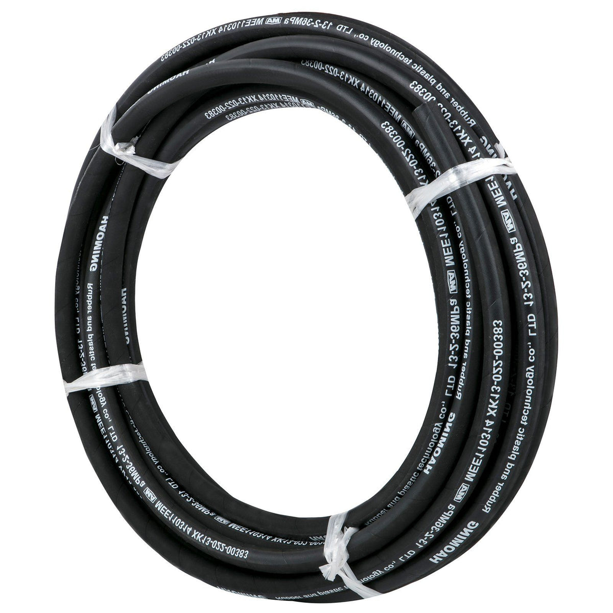 Hydraulic Hose 15m Rubber Hydraulic Hoses with 2 High-Tensile Steel Wire Braid, Inner Diameter 1/2 Inch, 5000 PSI Max, Bulk Hydraulic Hose -40 °F to 250 °F, Hydraulic Oil Flexible Hose