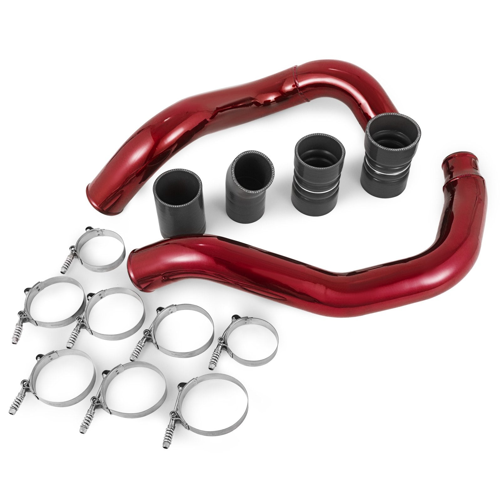 Fuel & Exhaust: Fit Ford 03-07 6.0L V8 Powerstroke Diesel Turbo Intercooler Pipe and Boot Kit
