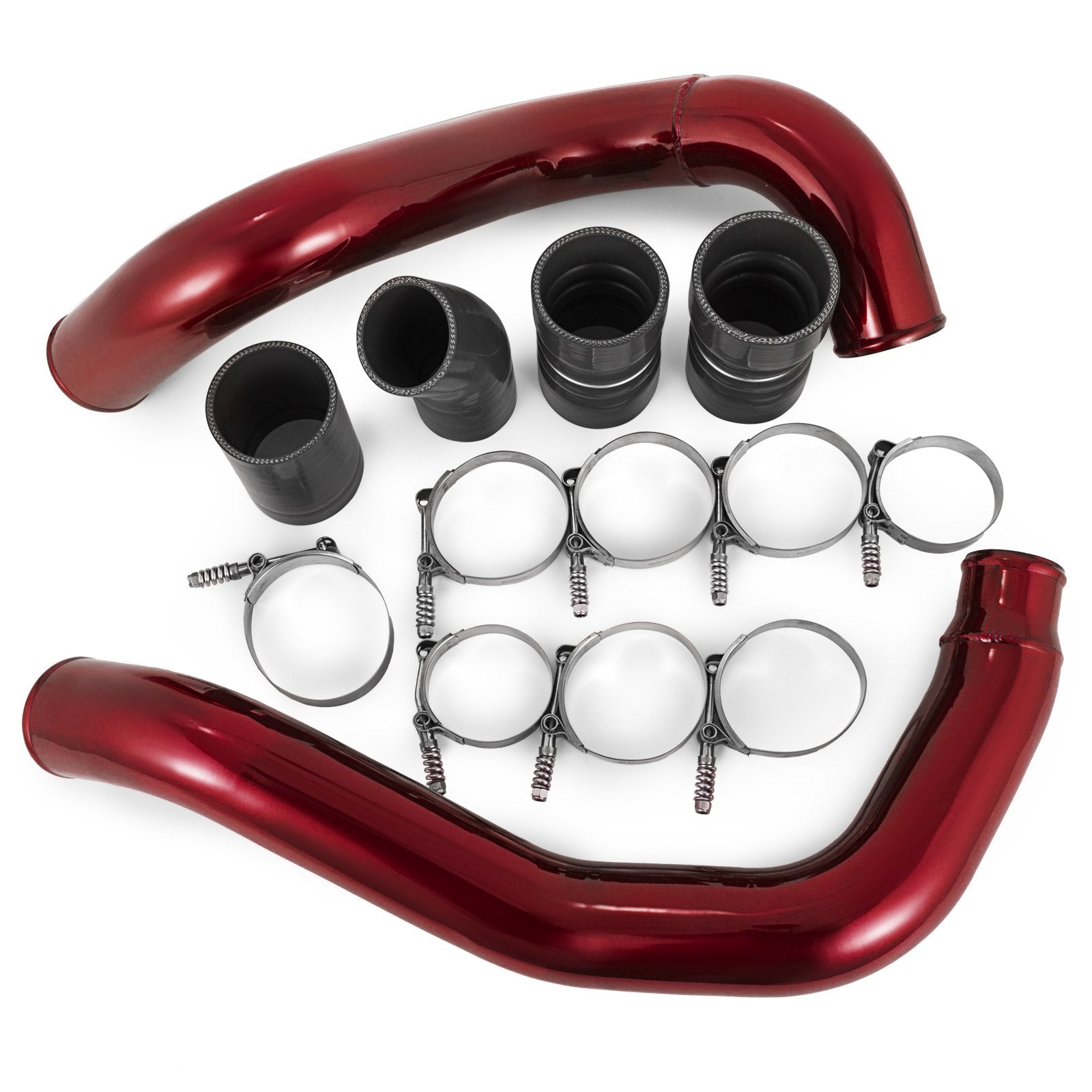 Fuel & Exhaust: Fit Ford 03-07 6.0L V8 Powerstroke Diesel Turbo Intercooler Pipe and Boot Kit