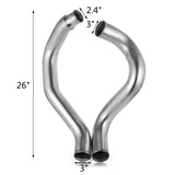 Fuel & Exhaust: VEVOR Turbo Intercooler Pipe & Boot Kit Silver for 03-07 Ford 6.0L Powerstroke Diesel