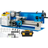 Putty Knives, Scrapers & Chisels: VEVOR Metal Lathe 7'' x 14'', Mini Metal Lathe 0-2500 RPM Variable Speed,Mini Lathe with 4"" 3-jaw Chuck,Bench Top Metal Lathe, Benchtop Lathe, for Various Types of Metal Turning