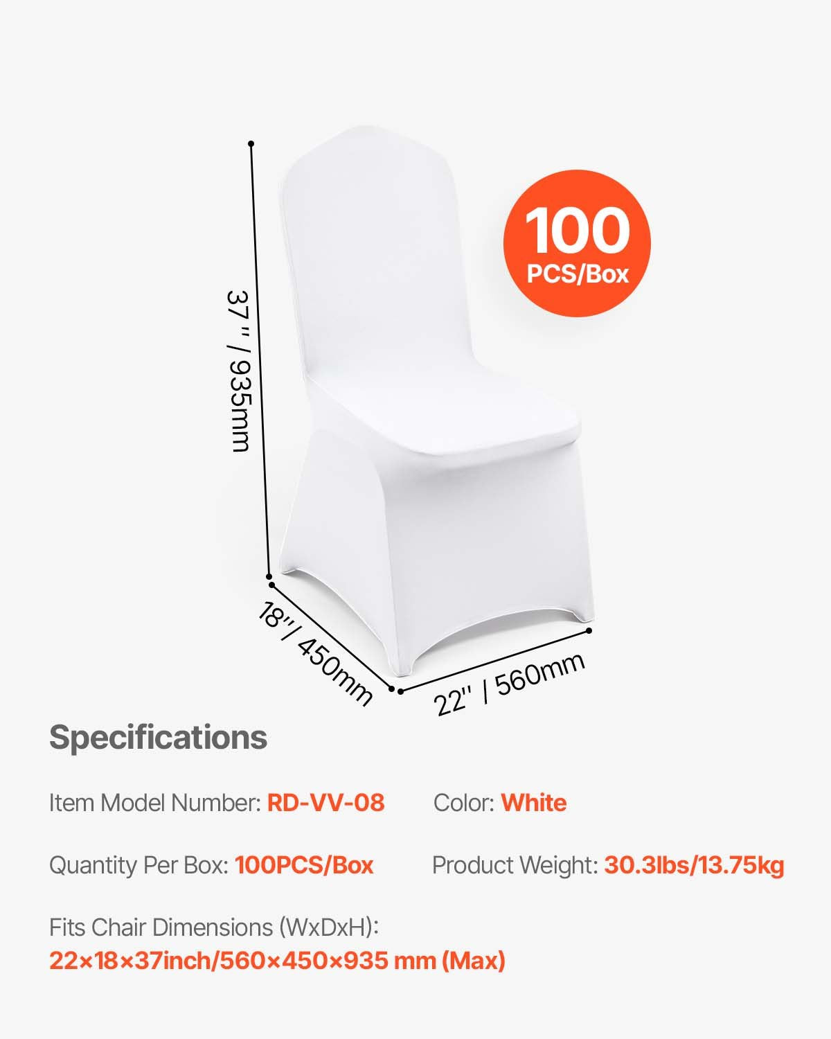 Women's Uggs & Slippers: VEVOR Stretch Spandex Folding Chair Covers, Universal Fitted Chair Cover, Removable Washable Protective Slipcovers, for Wedding, Holiday, Banquet, Party, Celebration, Dining (100PCS White)