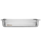 Food Storage: VEVOR 6 Pack Hotel Pans, Full Size Anti-Jam Steam Pan, 0.8mm Thick Stainless Steel Restaurant Steam Table Pan, 4-Inch Deep Commercial Table Pan, Catering Storage Food Pan, for Industrial & Scientific