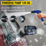 Fuel & Exhaust: VEVOR RV Water Pump 5.3 GPM 5.5 Gallons Per Minute 12V Water Pump Automatic 70 PSI Diaphragm Pump with 25 Foot Coiled Hose Washdown Pumps for Boats Caravan Rv Marine Yacht