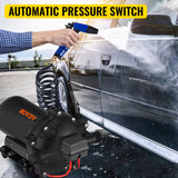 Fuel & Exhaust: VEVOR RV Water Pump 5.3 GPM 5.5 Gallons Per Minute 12V Water Pump Automatic 70 PSI Diaphragm Pump with 25 Foot Coiled Hose Washdown Pumps for Boats Caravan Rv Marine Yacht