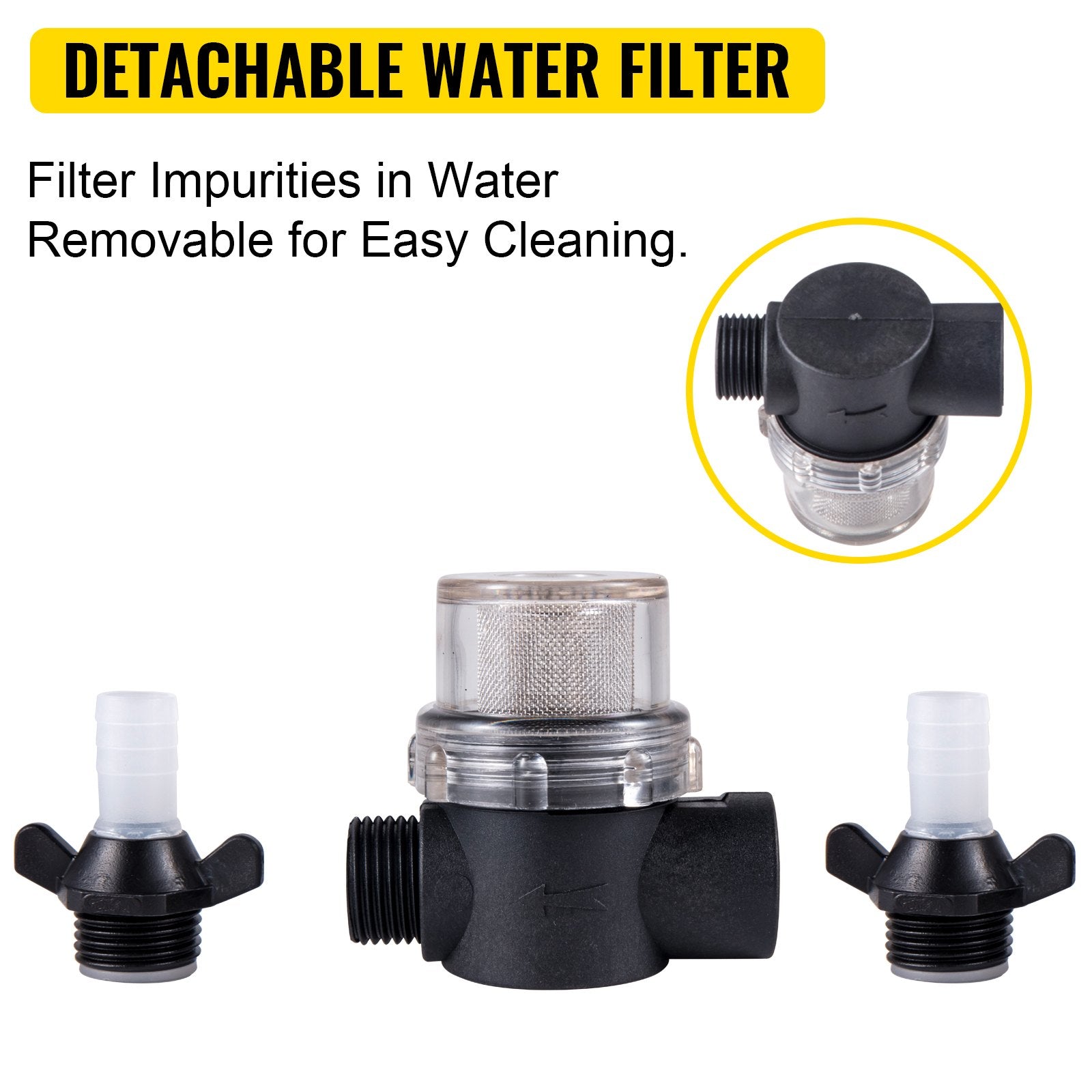 Fuel & Exhaust: VEVOR RV Water Pump 5.3 GPM 5.5 Gallons Per Minute 12V Water Pump Automatic 70 PSI Diaphragm Pump with 25 Foot Coiled Hose Washdown Pumps for Boats Caravan Rv Marine Yacht