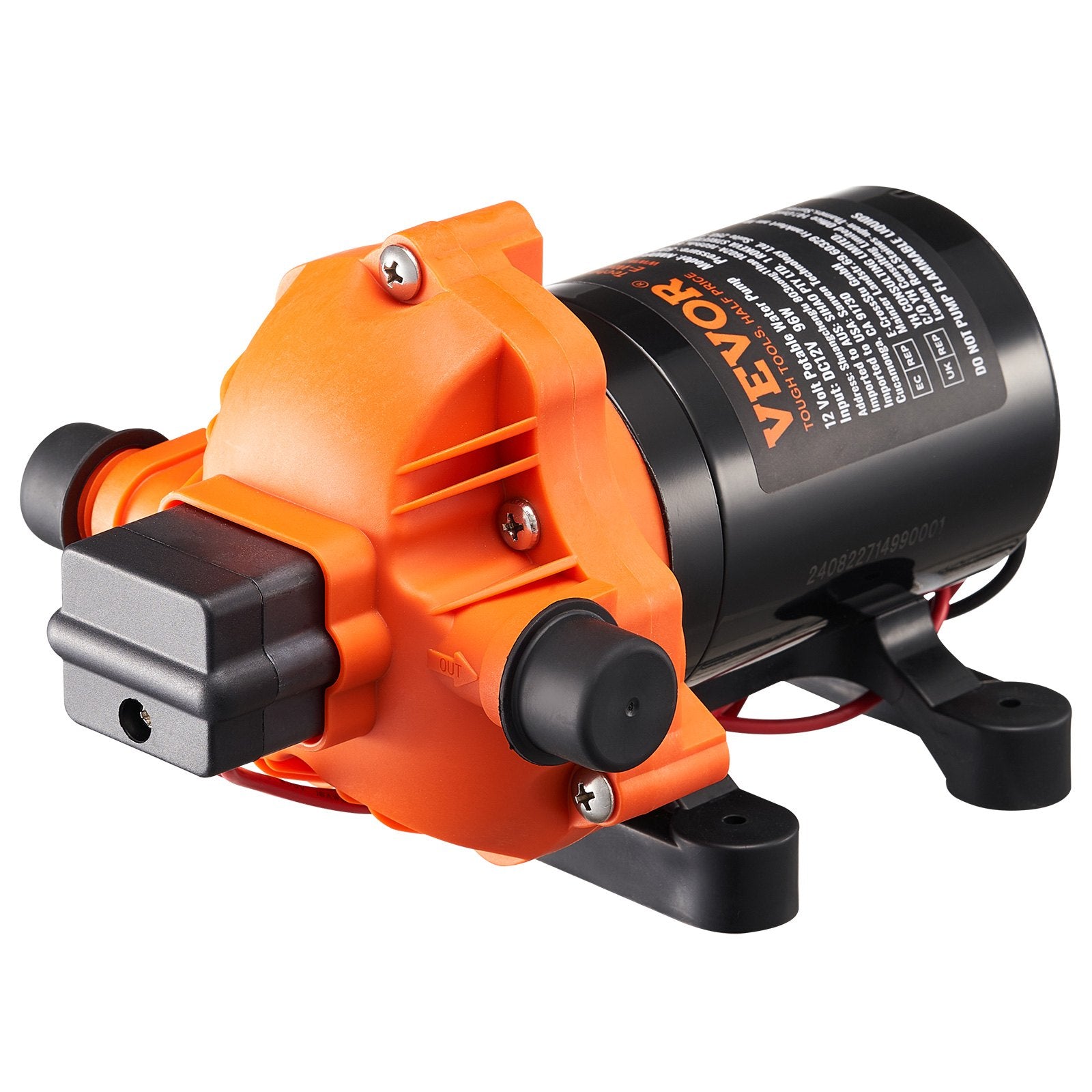 Fuel & Exhaust: VEVOR Diaphragm Pump 3GPM 11.36 L/min 3-Chamber Water Pump Pressure Switch