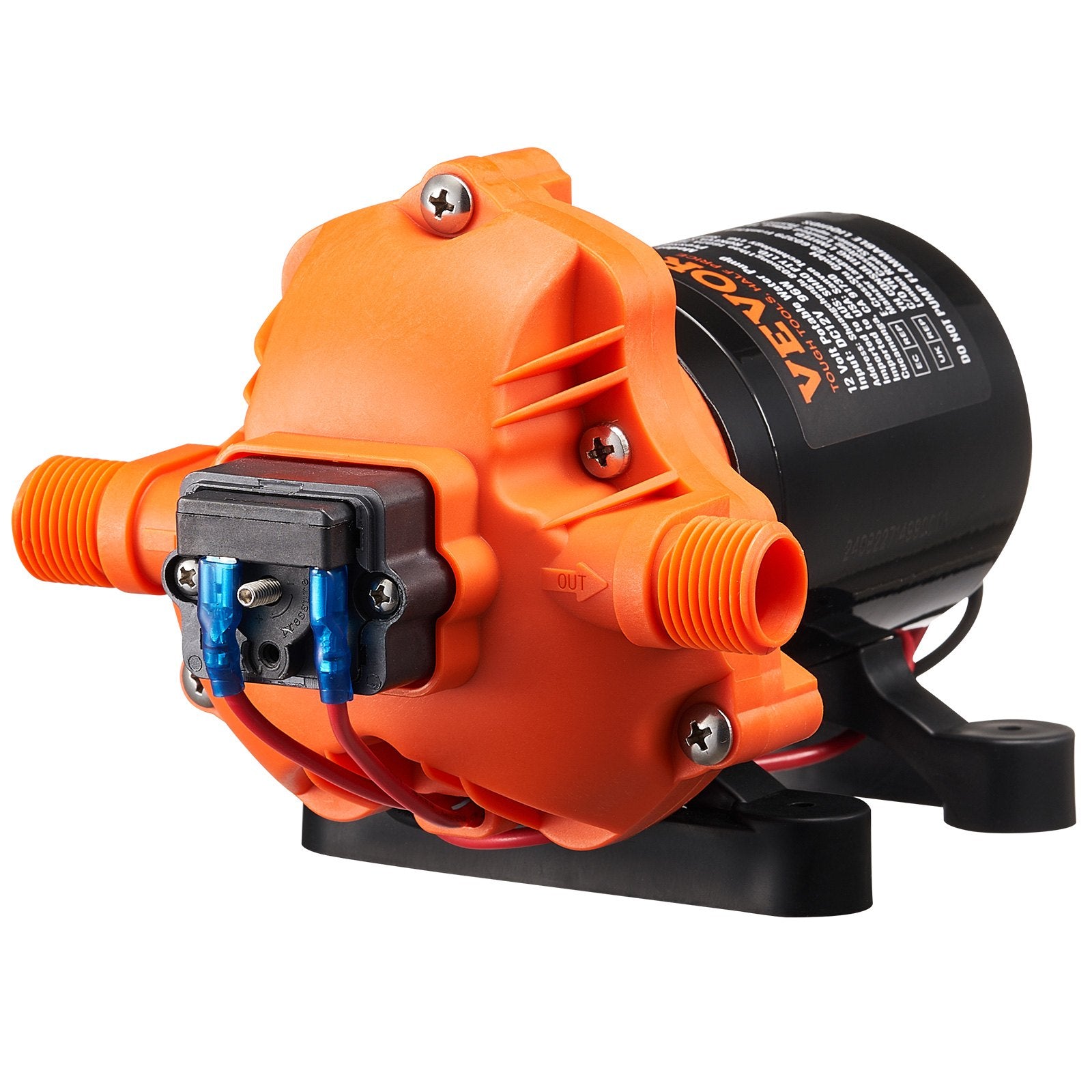 Fuel & Exhaust: VEVOR Diaphragm Pump 3GPM 11.36 L/min 3-Chamber Water Pump Pressure Switch