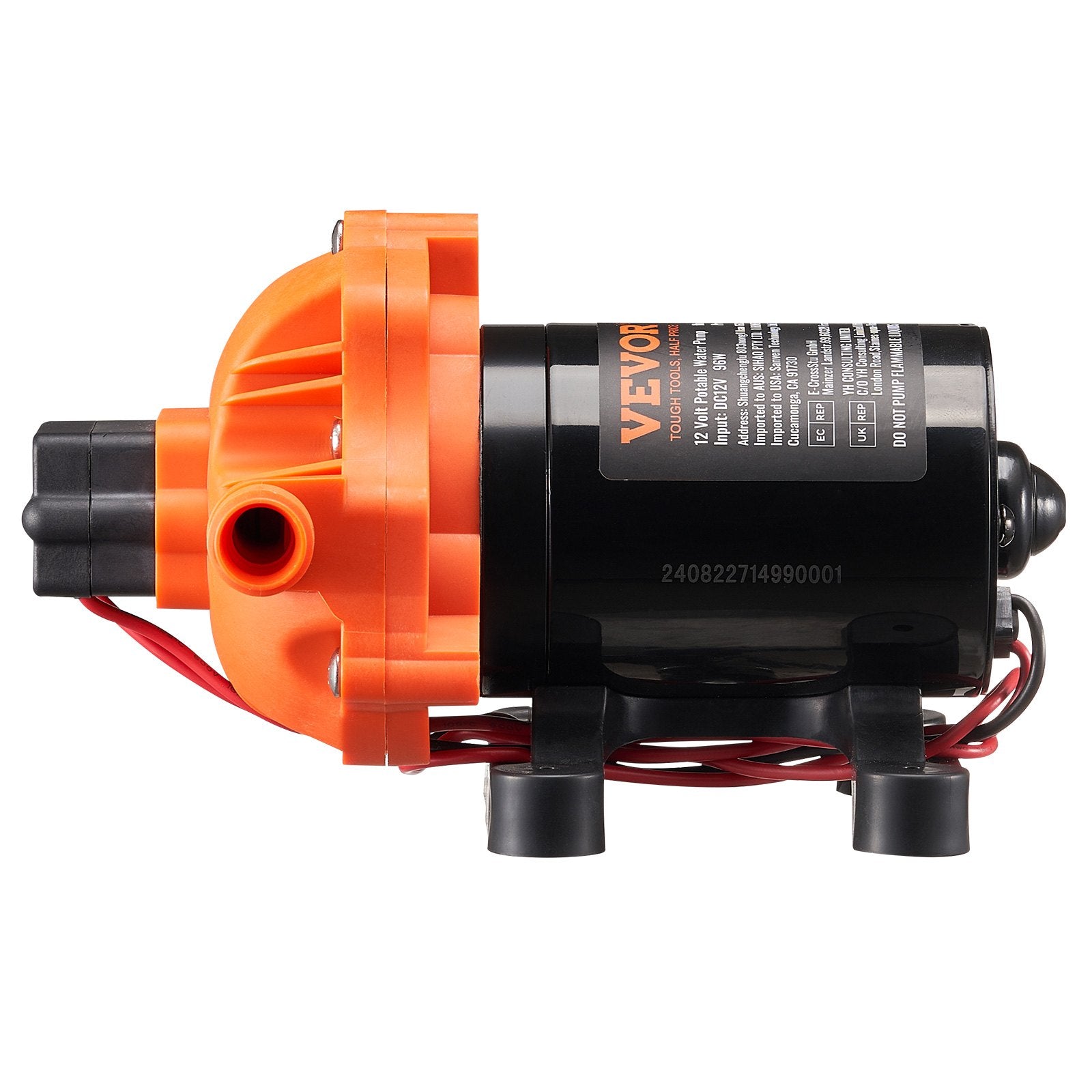 Fuel & Exhaust: VEVOR Diaphragm Pump 3GPM 11.36 L/min 3-Chamber Water Pump Pressure Switch