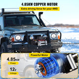 Automotive Lifts & Hoists: VEVOR Electric Winch Recovery 12v 13500Lb / 6125Kg,Electric Truck Winch with Handle and Wireless Remote Control,13500Lb /6125Kg Electric Truck Winch with 92 ft Strong Steel Cable