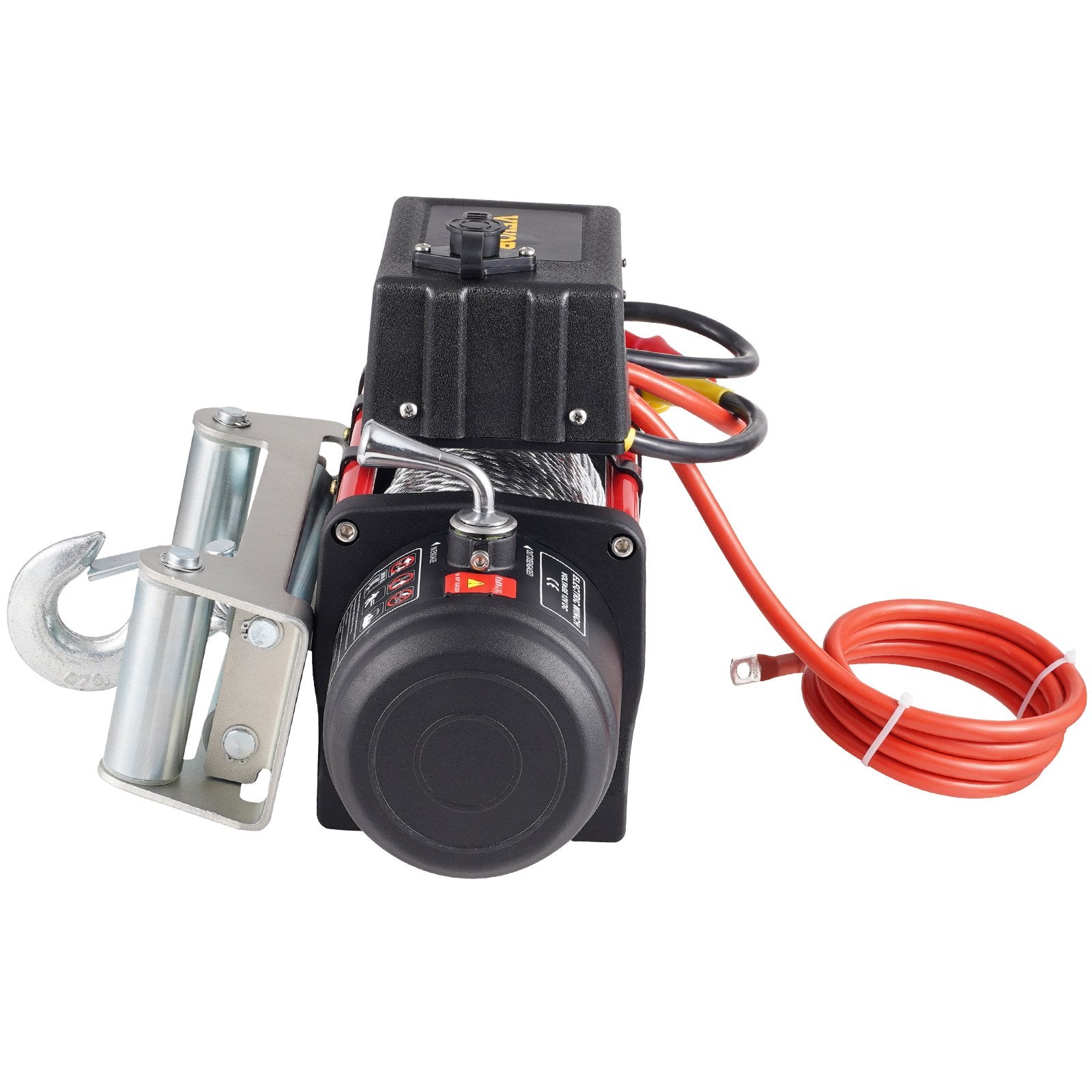 Electric Winch Recovery 12v 13500Lb / 6125Kg,Electric Truck Winch with Handle and Wireless Remote Control,13500Lb /6125Kg Electric Truck Winch with 92 ft Strong Steel Cable