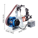 Outdoor Power Equipment: Vevor Belt Grinder Sander 2" x 82" Complete Chassis with 2HP Motor & VFD Combo