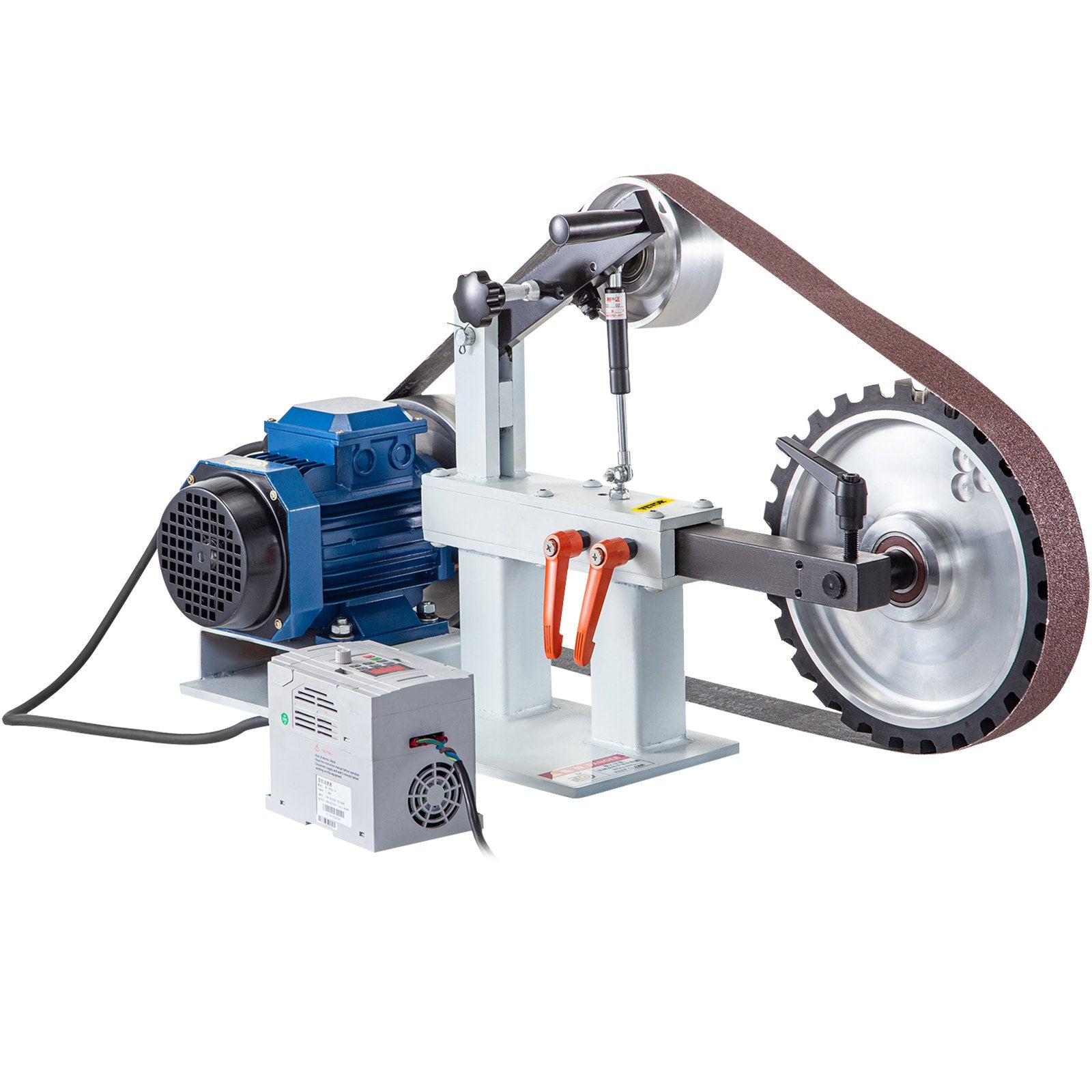 Outdoor Power Equipment: Vevor Belt Grinder Sander 2" x 82" Complete Chassis with 2HP Motor & VFD Combo