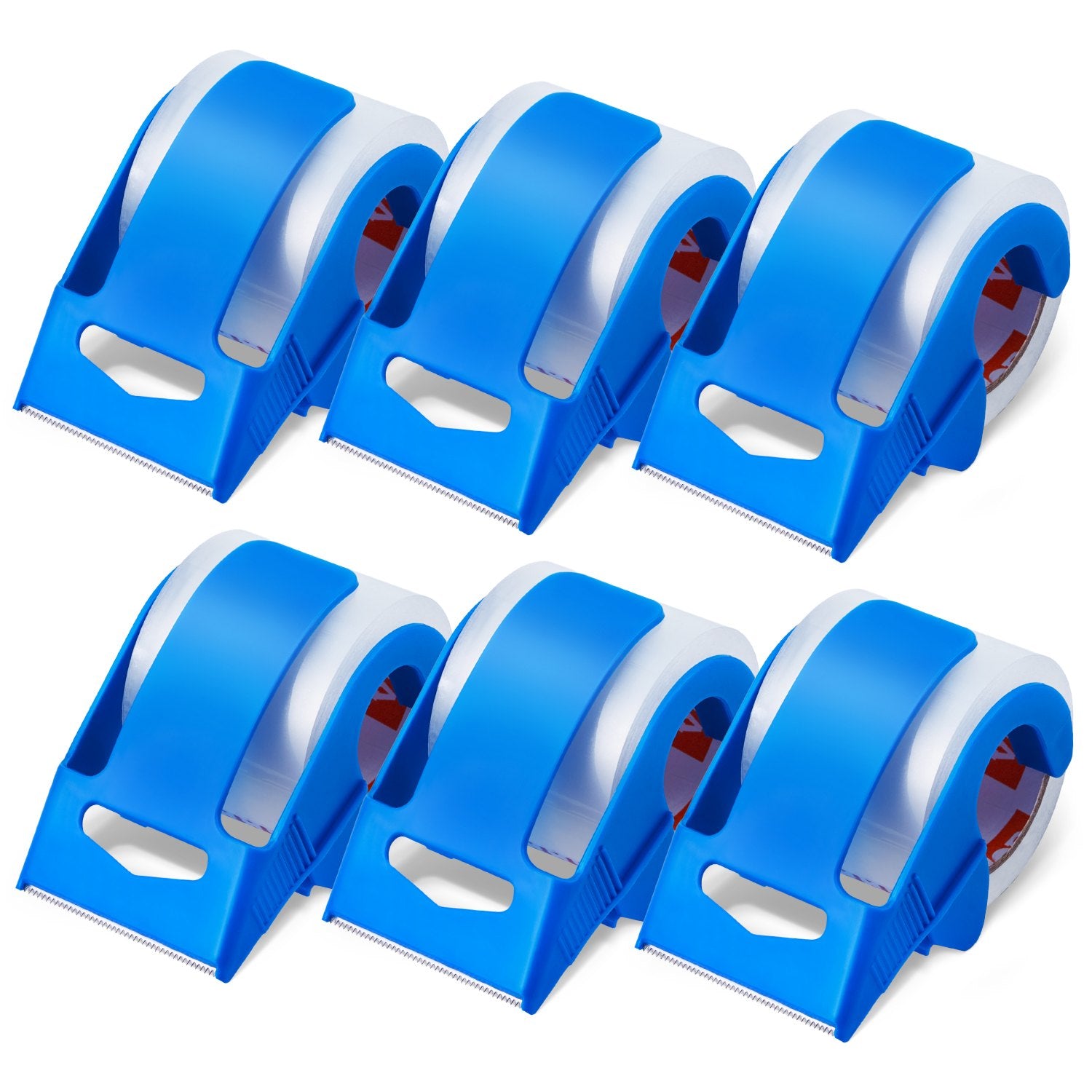Tape & Dispensers: VEVOR Packing Tape 6 Rolls 25 Yards Clear Shipping Tape with Dispenser 2.7 Mil
