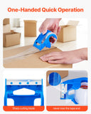 Tape & Dispensers: VEVOR Packing Tape 6 Rolls 25 Yards Clear Shipping Tape with Dispenser 2.7 Mil
