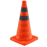 Automotive Decor: VEVOR Safety Cones, 4 Pack 18 inch Collapsible Traffic Cones, Construction Cones with Reflective Collars, Wide Base and A Storage Bag, for Traffic Control, Driving Training, Parking Lots